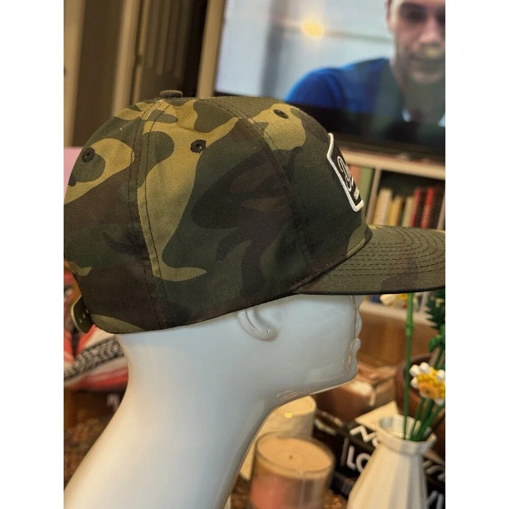 Dude Dad Create The Adventure Camo Snap Back Hat Cap-One Size Fits All